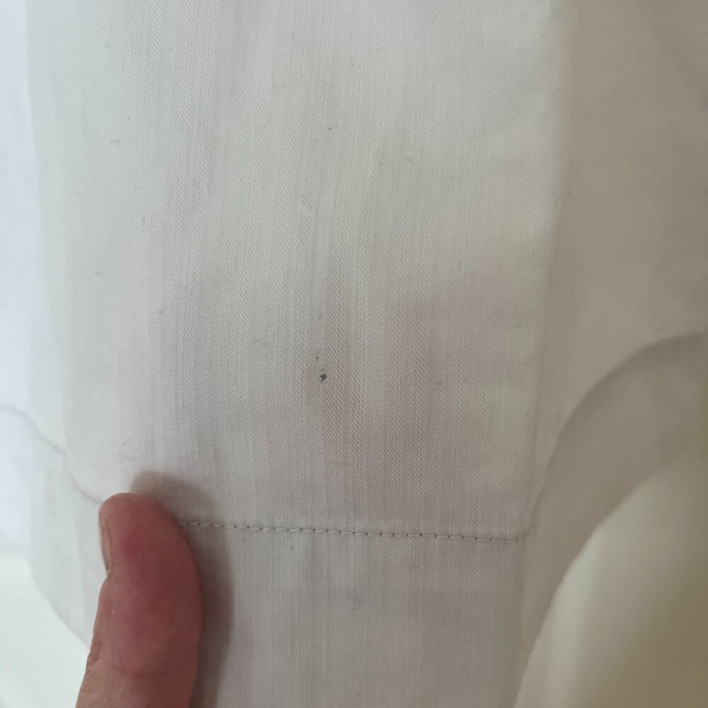 Bonpoint White Button Up Girls Dress sz 8 - Picture 8 of 8